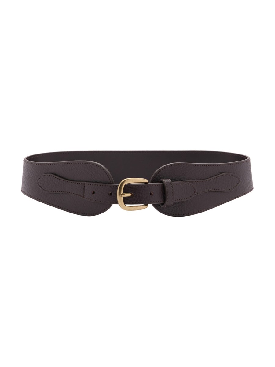 

Кожаный ремень MANGO Belt, темно-коричневый