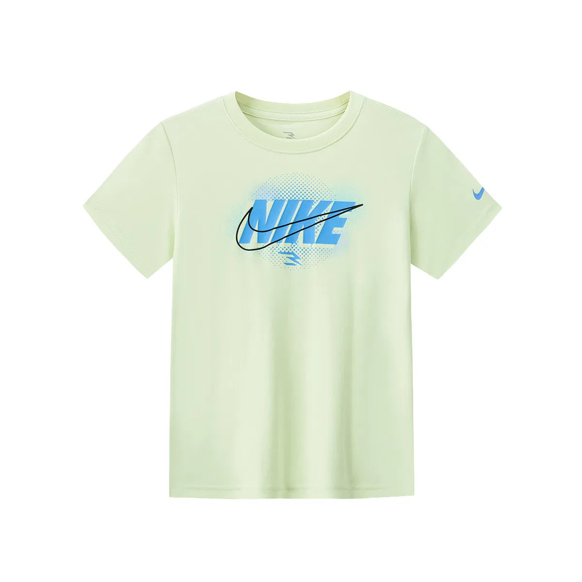 Футболка детская 3Brand с коротким рукавом, летняя Nike, Sea Bubble Green
