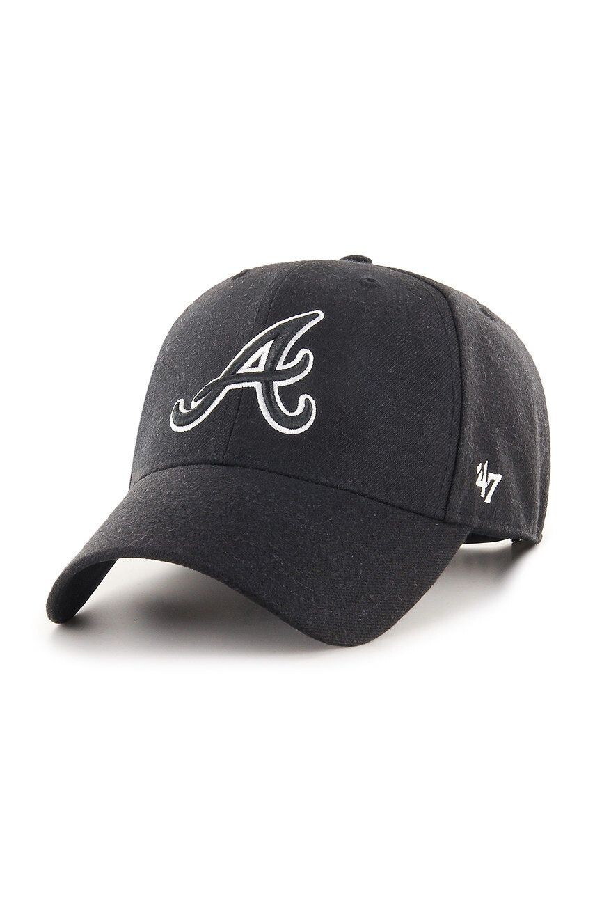 

Кепка MLB Atlanta Braves 47 brand, черный