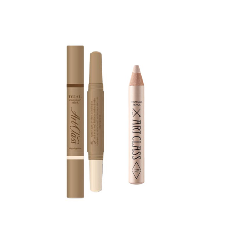 

Двусторонний контурный стик Too Cool For School с кистью из полыни набор для макияжа натуральный контуринг