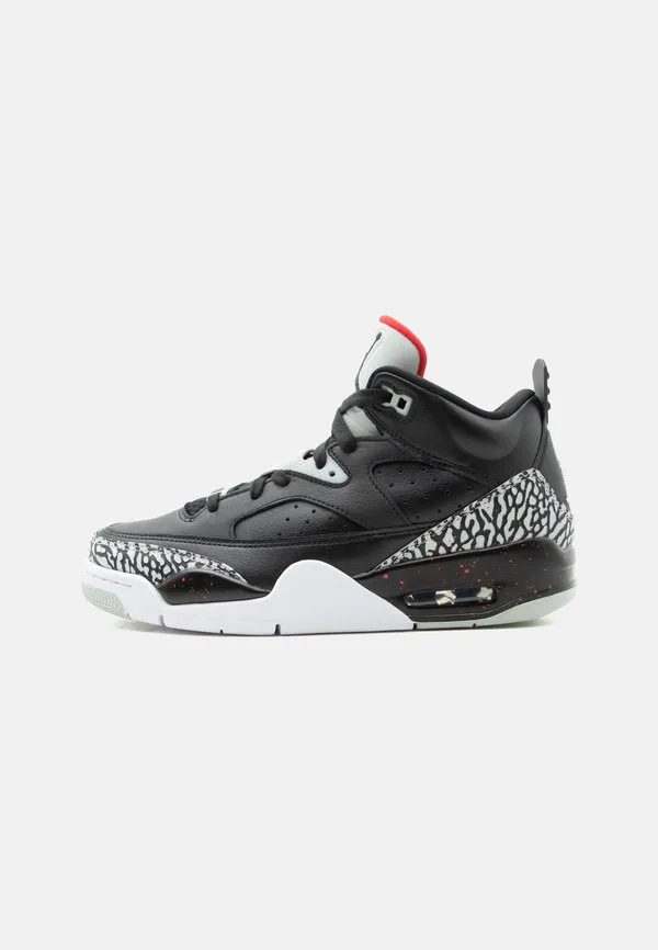 Высокие кроссовки son of mars Jordan, Black/University Red/Grey Mist/White