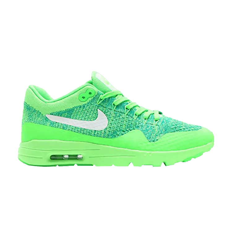 Кроссовки Nike Wmns Air Max 1 Ultra Flyknit, Voltage Green