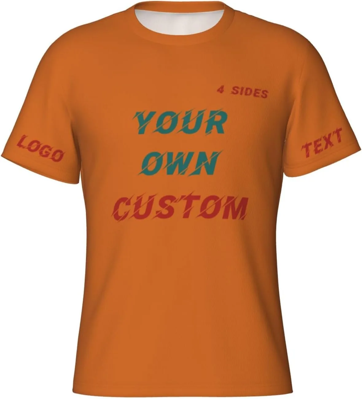 

Футболка Custom с принтом на 4 сторонах