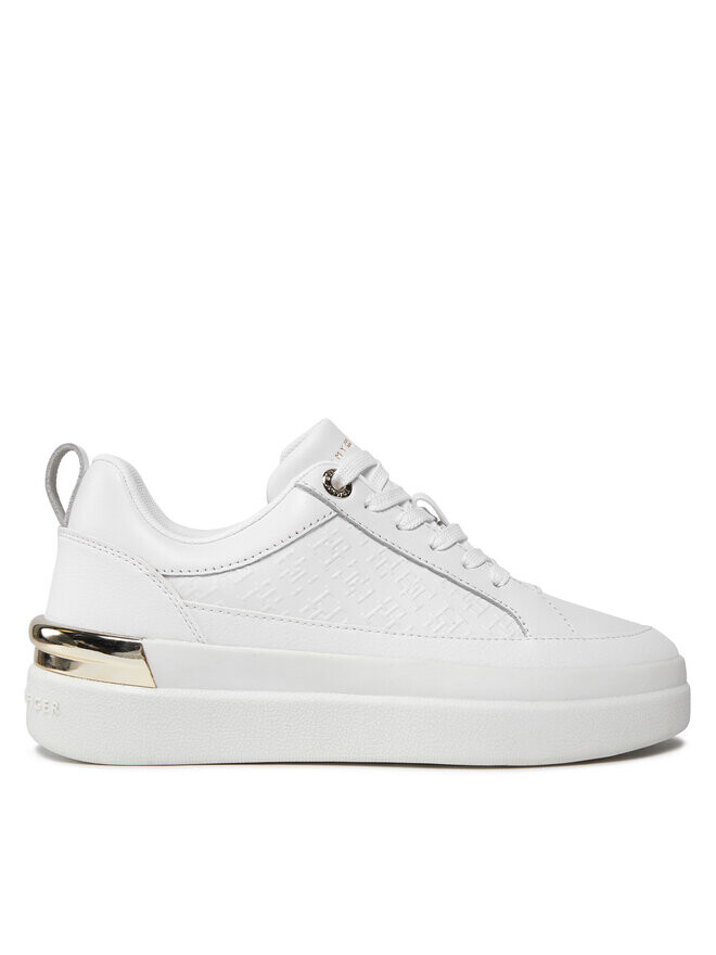 

Кроссовки Tommy Hilfiger Lux Court Sneaker Monogram, белый