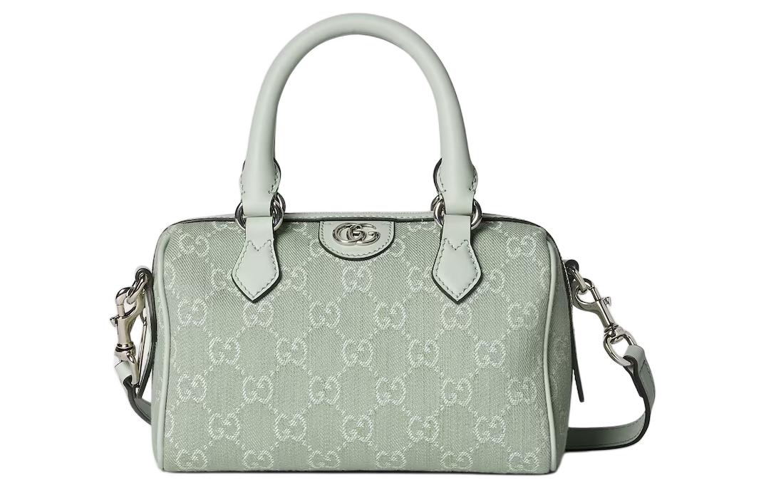 

Gucci Сумка Ophidia из джинсовой ткани, наплечная сумка, сумка через плечо, дорожная сумка мини, женская, светло-зеленая