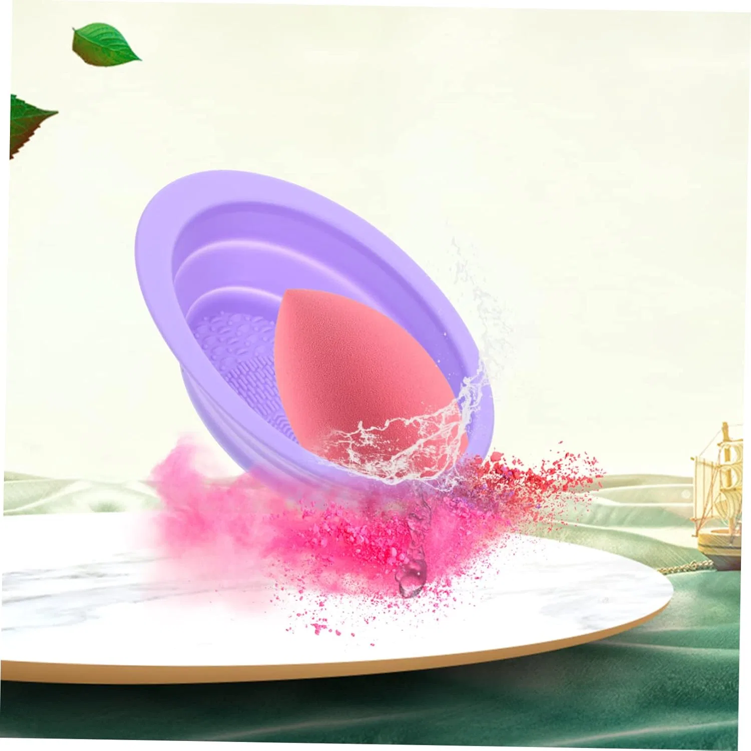 Средство для очистки кистей Silicone Makeup Brush Scrubber Beaupretty — фото 4
