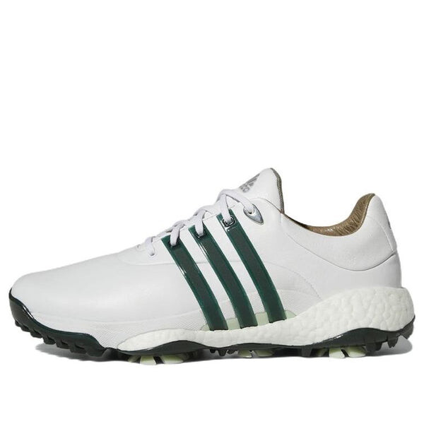 

Кроссовки tour360 22 golf shoes 'cloud white linen green' Adidas, белый