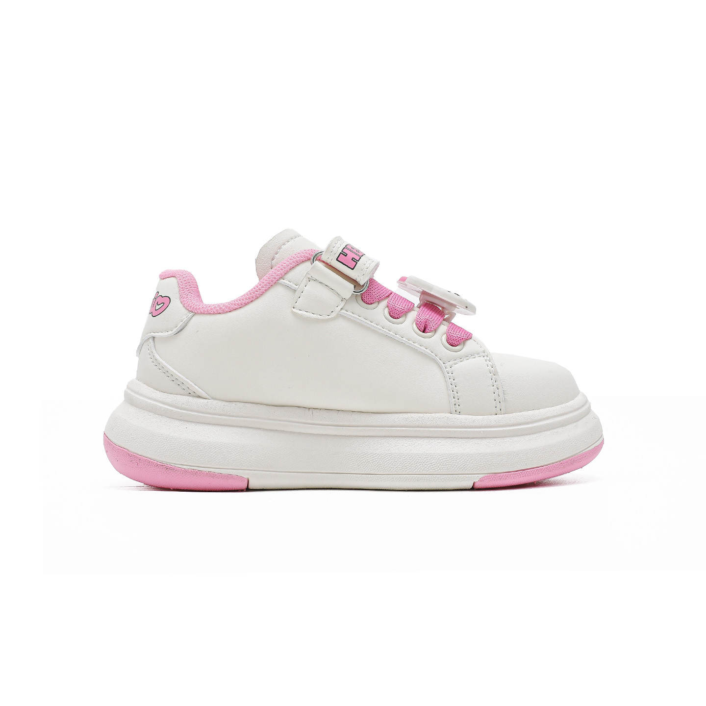 Hello Kitty x Synthetic Leather Slip Resistant Cushioning Abrasion Resistant Low top Casual Shoes Kids' Sanrio, фиолетовый — фото 4