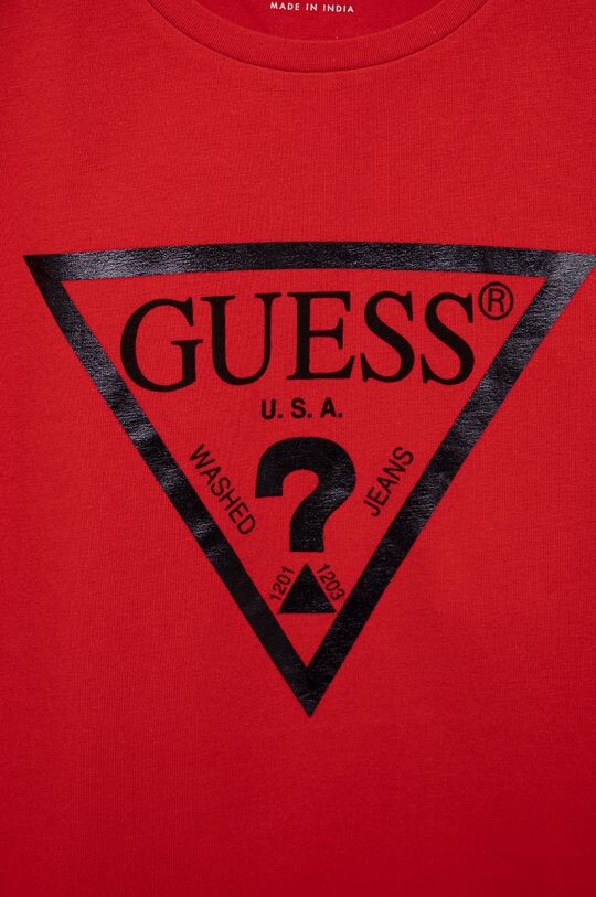 Детская футболка Guess, красный — фото 3
