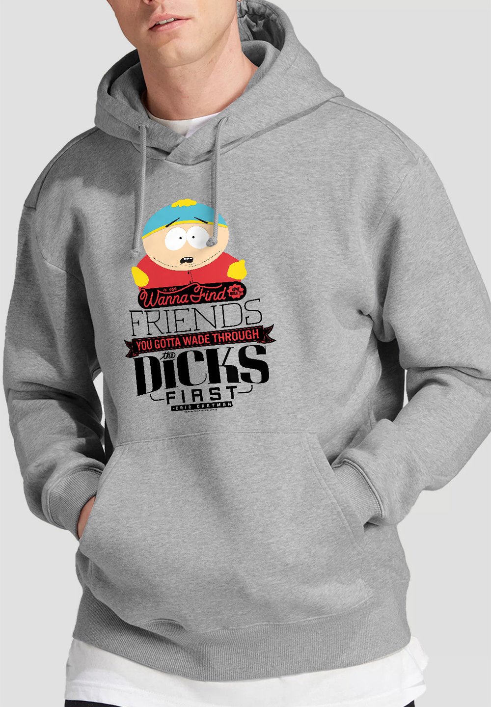 

Толстовка SOUTH PARK WADE THROUGH DICKS Cotton Soul, серый