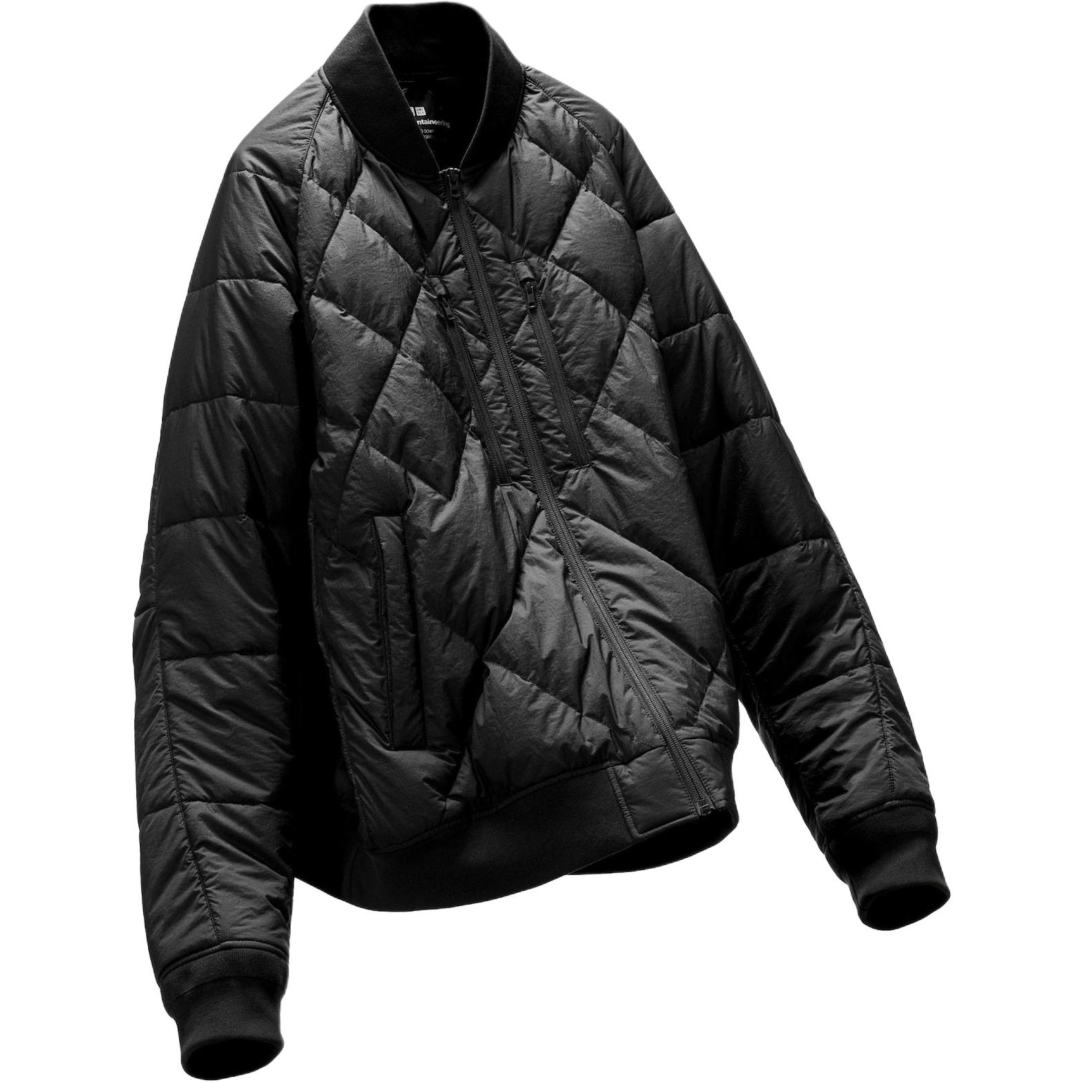 White Mountaineering Совместная серия Пуховая куртка Унисекс Черный UNIQLO — фото 2