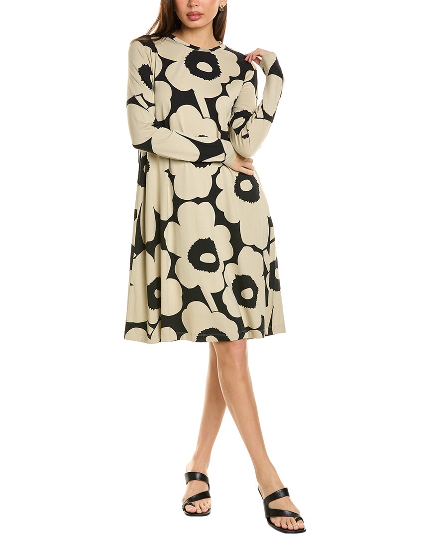 

Платье миди Marimekko Terassi Unikko, черный