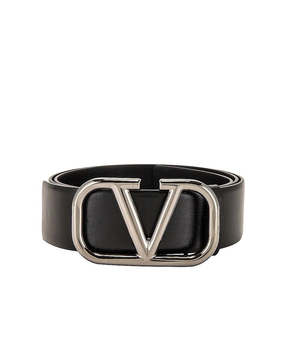 

Ремень Valentino Garavani Valentino Garavani Buckle, черный