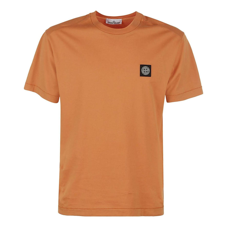 

Футболка STONE ISLAND Logo Patch T-shirt 'Sienna', желто-коричневый