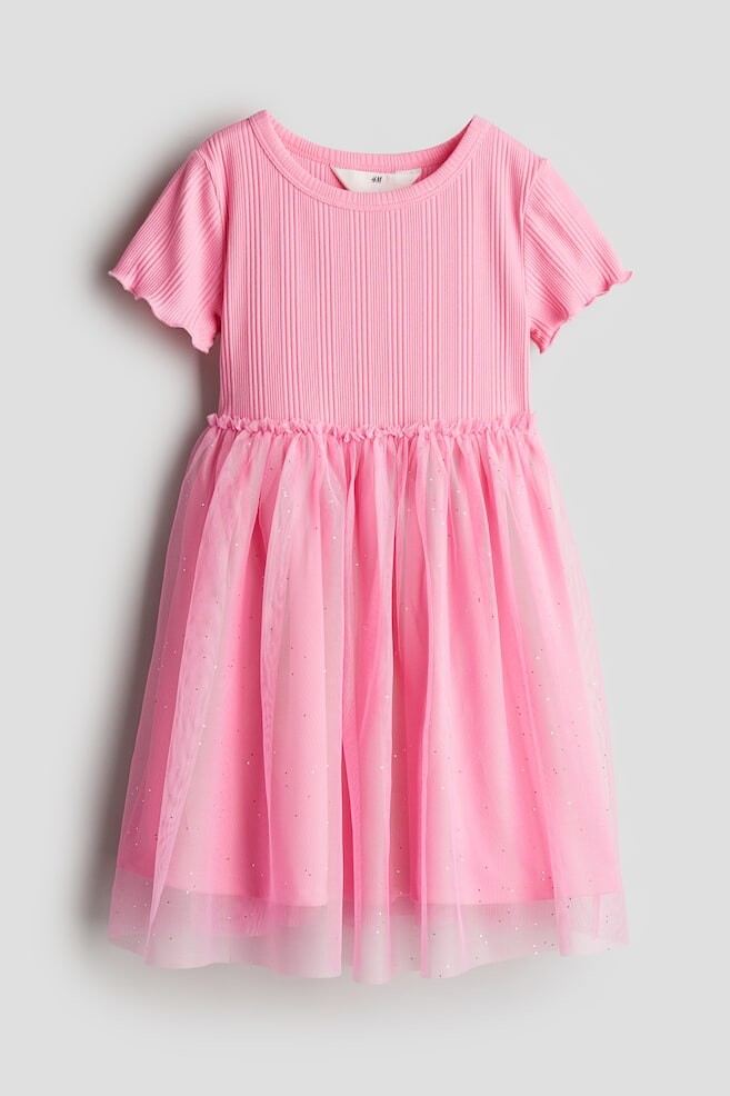 

Платье из тюля H&M, розовый