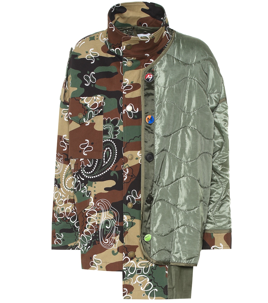 

Куртка из смесового хлопка с принтом Monse, Camo