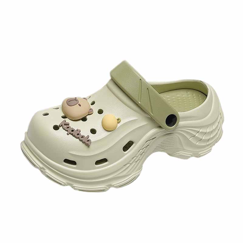 

Дышащие быстросохнущие детские сабо для подростков NEZHACHAOHAI, YC-SH-002 Matcha Bear[Soft Comfortable]