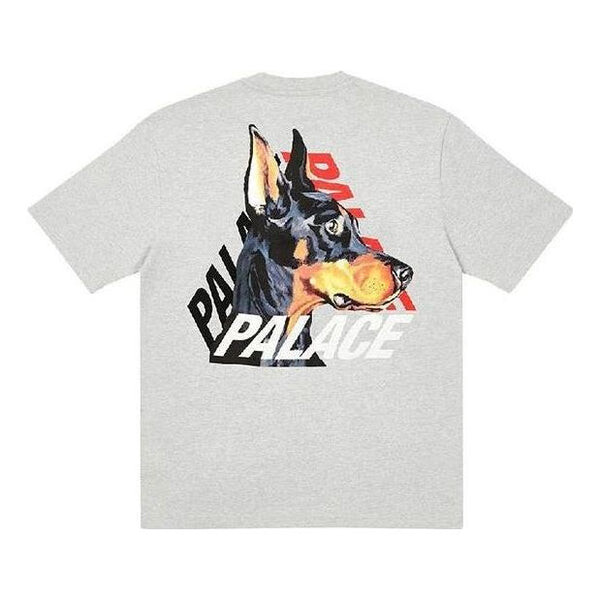 

Футболка p-3-k-9 t-shirt 'grey marl' Palace, серый
