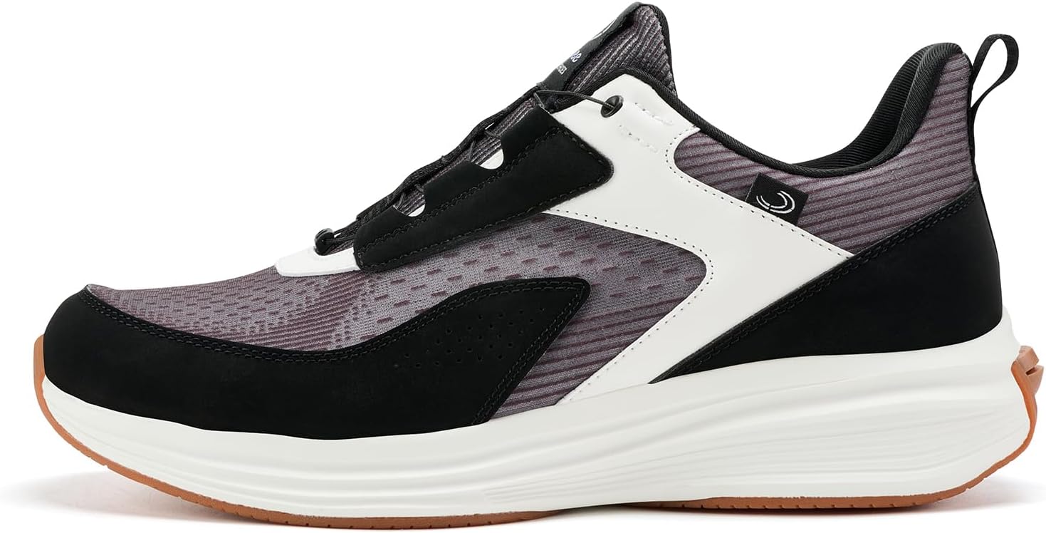 

Мужские кроссовки без использования рук - слипоны с инновационным дизайном, шнурками без завязок, удобные для ходьбы без наклонов Uupalee, Bw