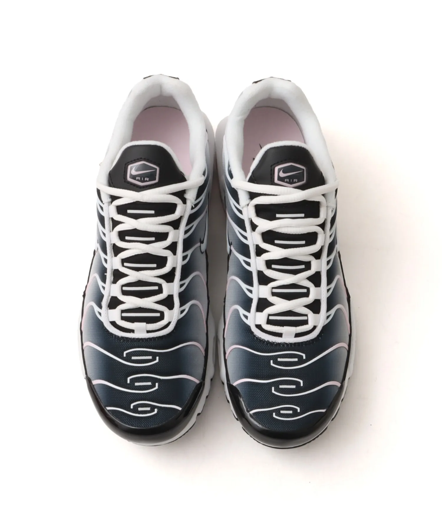 Мужские кроссовки Nike Air Max Plus с амортизацией Air черные — фото 2