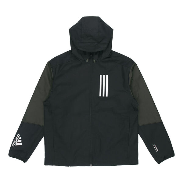 

Куртка adidas WND Casual Sports hooded Windproof Jacket Black, черный