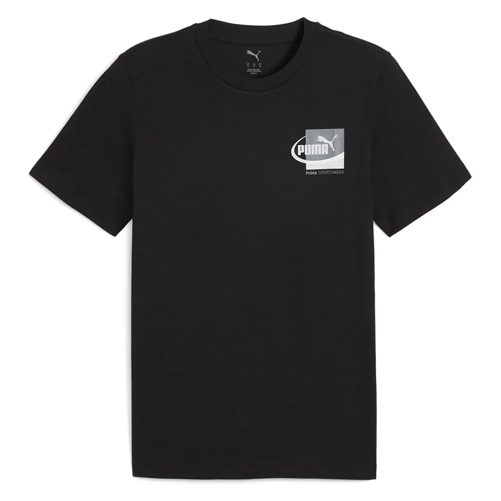 

Футболка с коротким рукавом Puma Graphic Small Box, черный