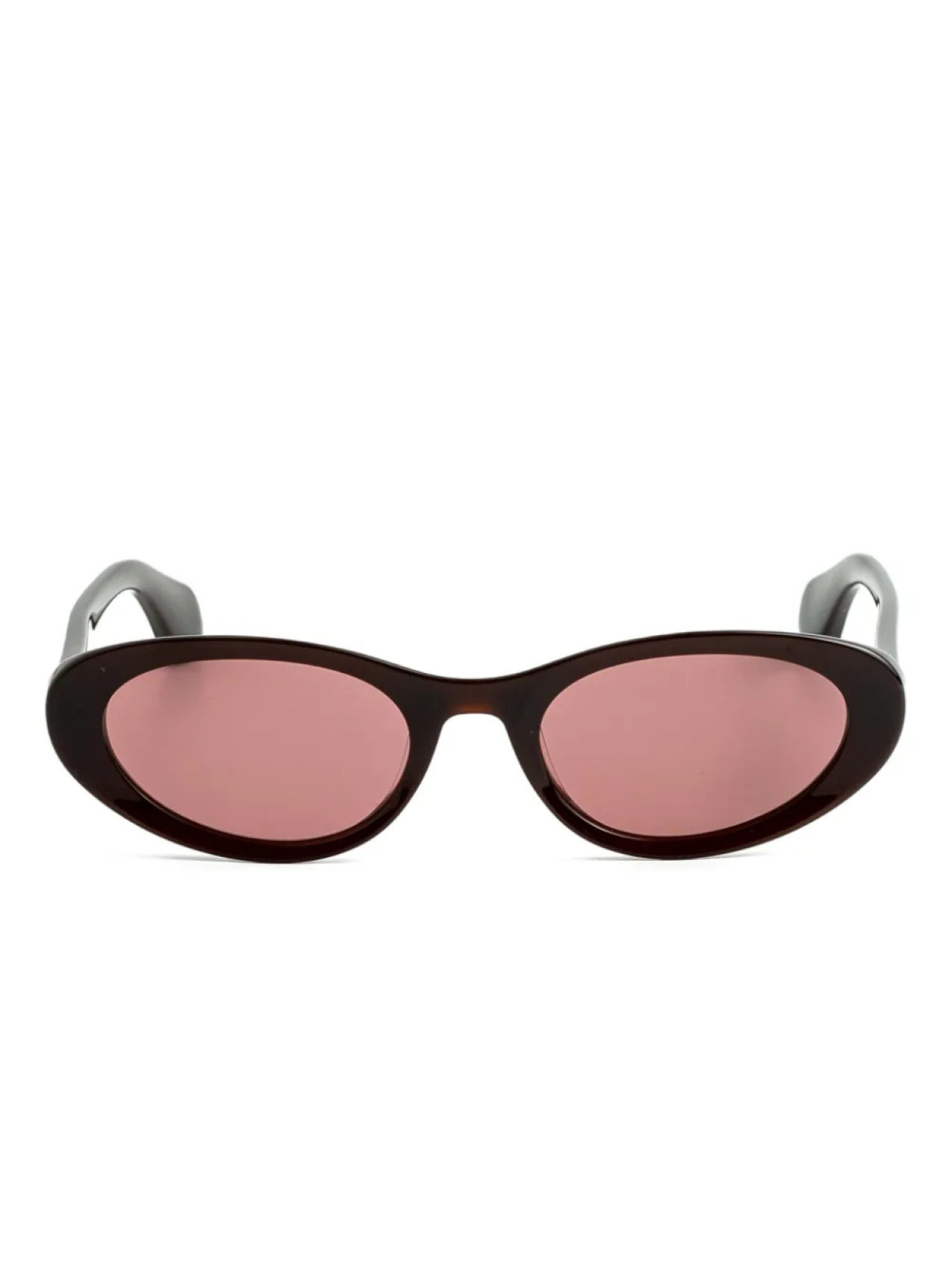 

GIGI STUDIOS oval-frame солнцезащитные очки, коричневый