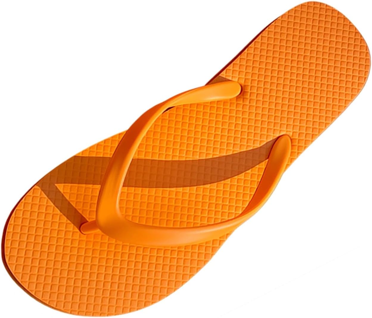 

LHXYUO легкие шлепанцы для женщин и мужчин, нарядные плоские сандалии, тапочки для душа, слипоны для лета, плавания, ванной, пляжа и бассейна, тонкие базовые шлепанцы с пеновой подошвой, противоскользящие, оранжевый