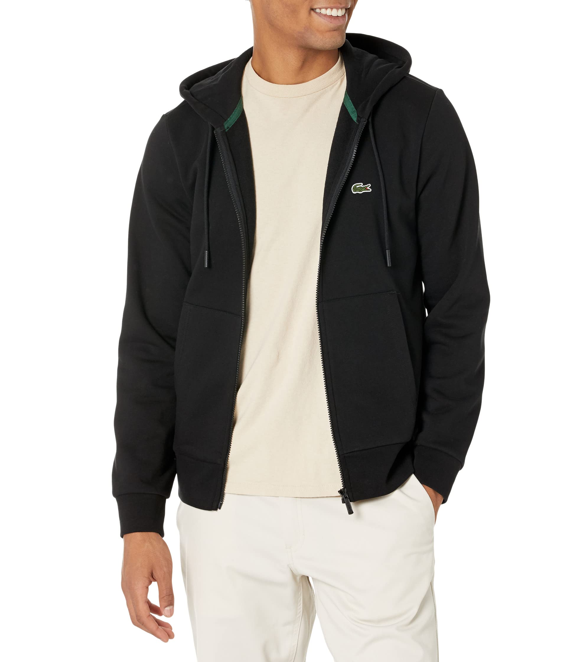 

Худи Lacoste Jersey T-Shirt Hoodie, черный