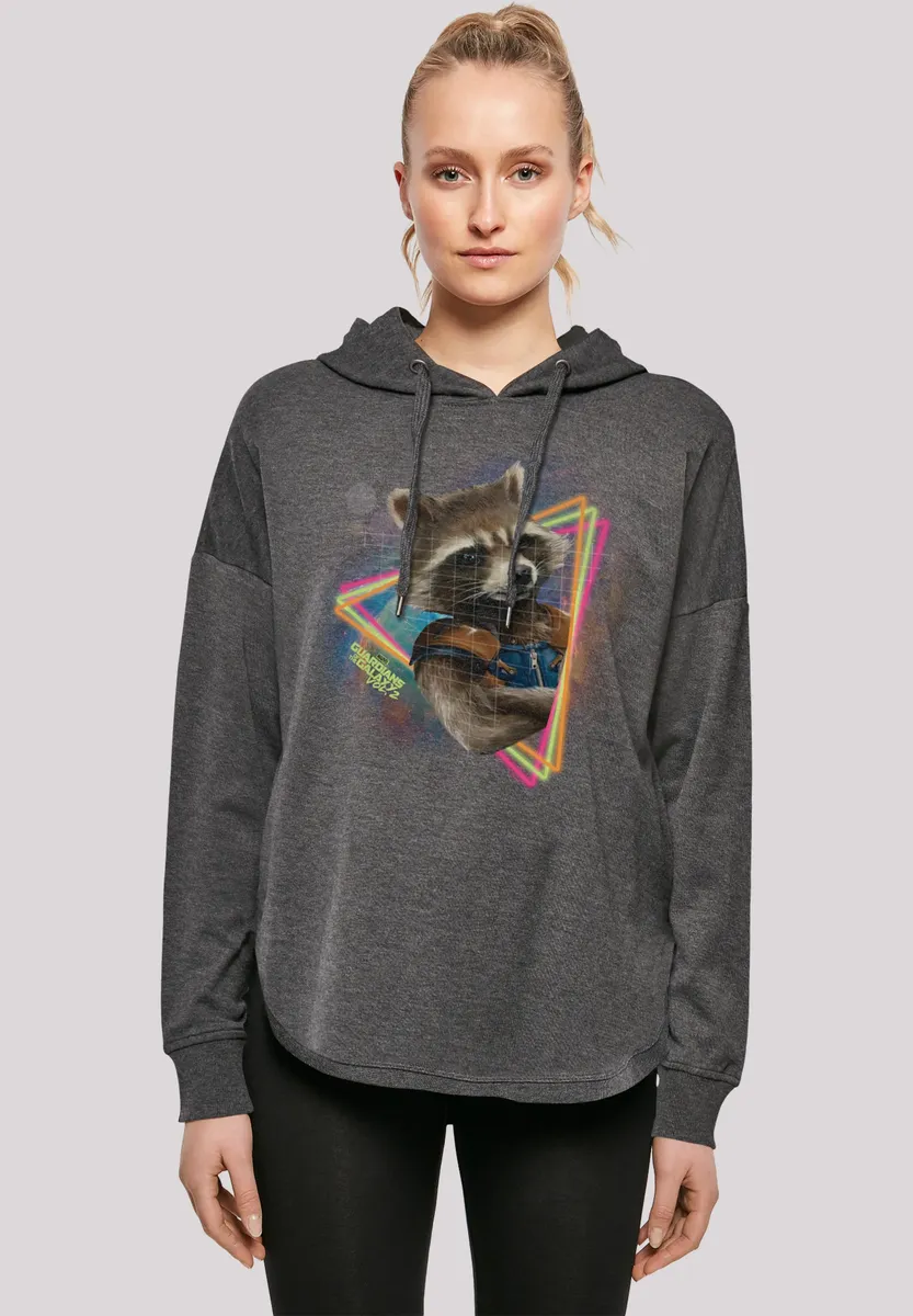 

Толстовка F4NT4STIC "Marvel Guardians of the Galaxy Neon Rocket", принт, цвет Charcoal