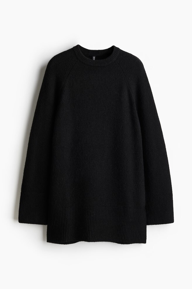

Трикотажное платье H&M, черный