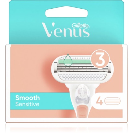 

Сменные картриджи Venus Sensitive Smooth - 4 картриджа Gillette