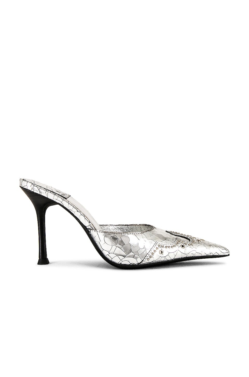

Туфли Jeffrey Campbell Bite-Me, цвет Silver Metallic