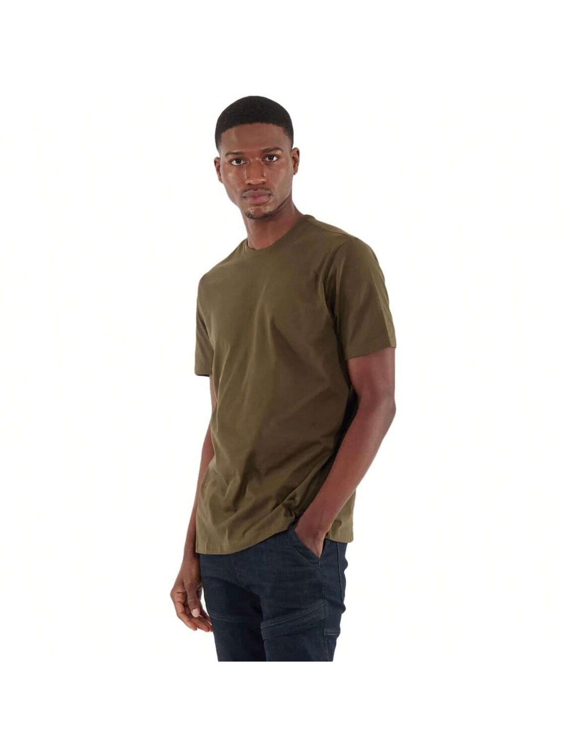 

Футболка мужская Rich Cotton NVY-M премиум-класса, оливковый