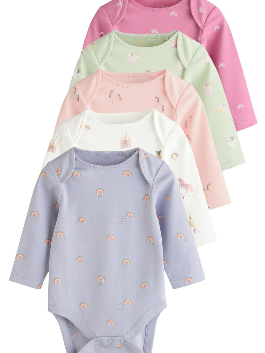 

Комбинезон Next, цвет Beige/Light green/Light purple/Rose/White