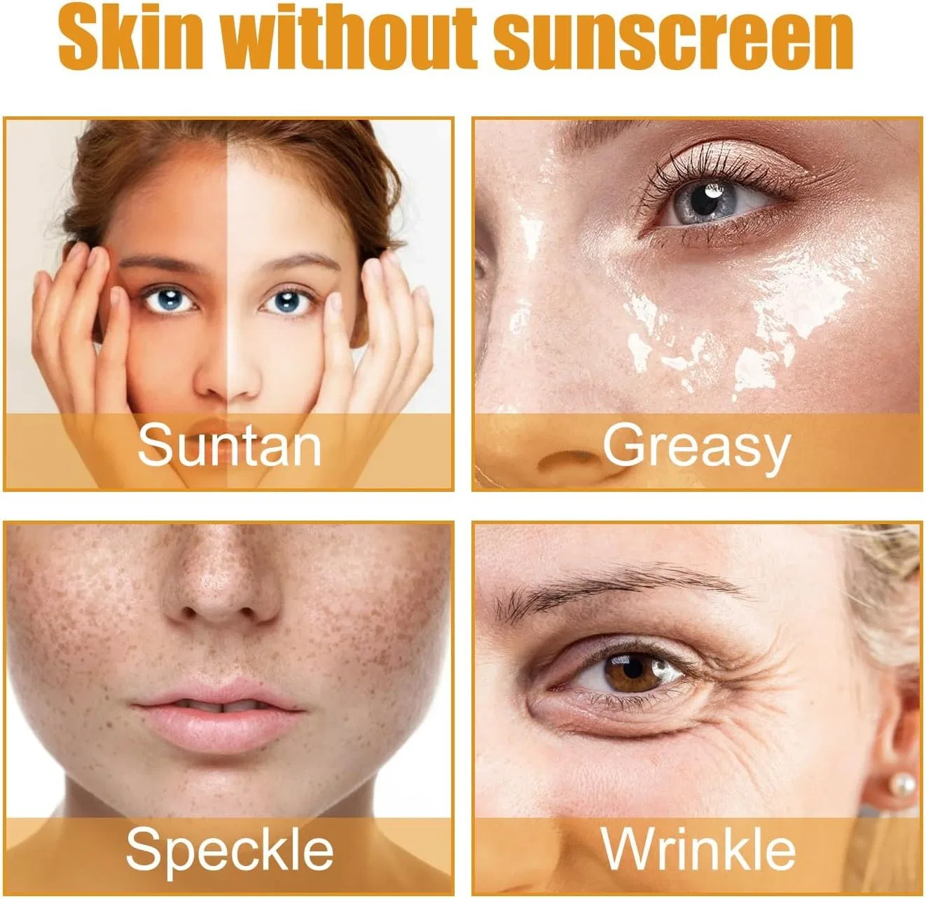 Солнцезащитный крем для лица и тела Rice & Sunscreen 50 SPF50 PA+++, белый Generic — фото 4