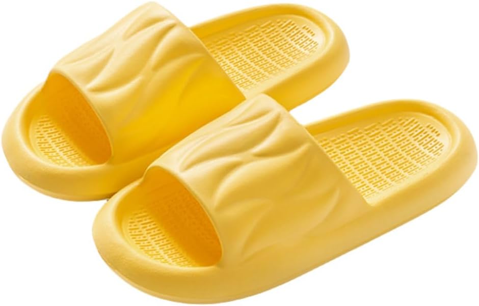 

Душевые тапочки Cliont для женщин и мужчин, шлепанцы для душа, для бассейна, нескользящие, для ванной, летние пляжные обувь, желтый