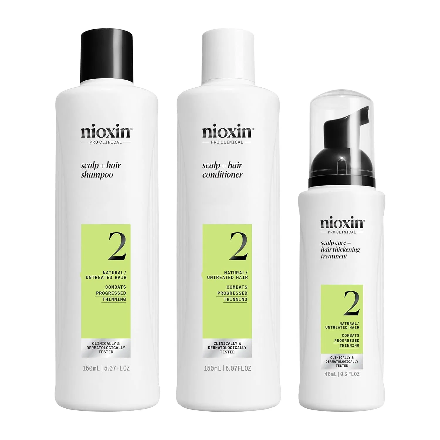 Набор для утолщения волос Scalp + Hair Thickening System 2 от Nioxin Nioxin