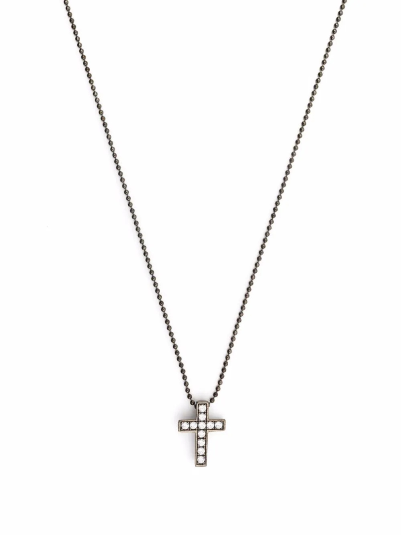 

DSQUARED2 колье с подвеской, серебряный
