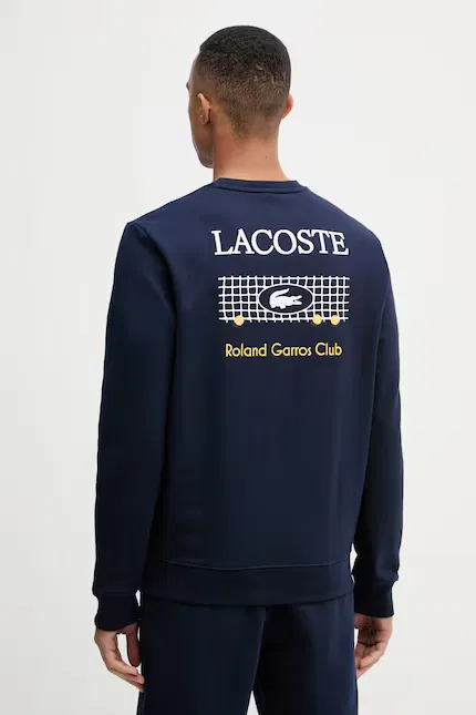 Худи Lacoste мужское, 100% хлопок, синий