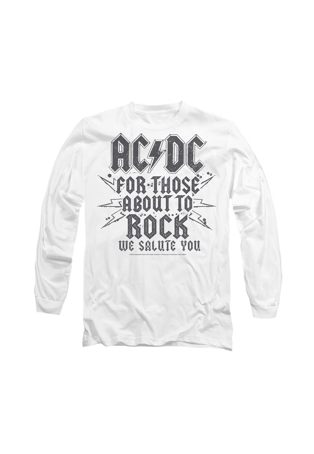 

Топ с длинными рукавами AC/DC Cotton Soul, белый