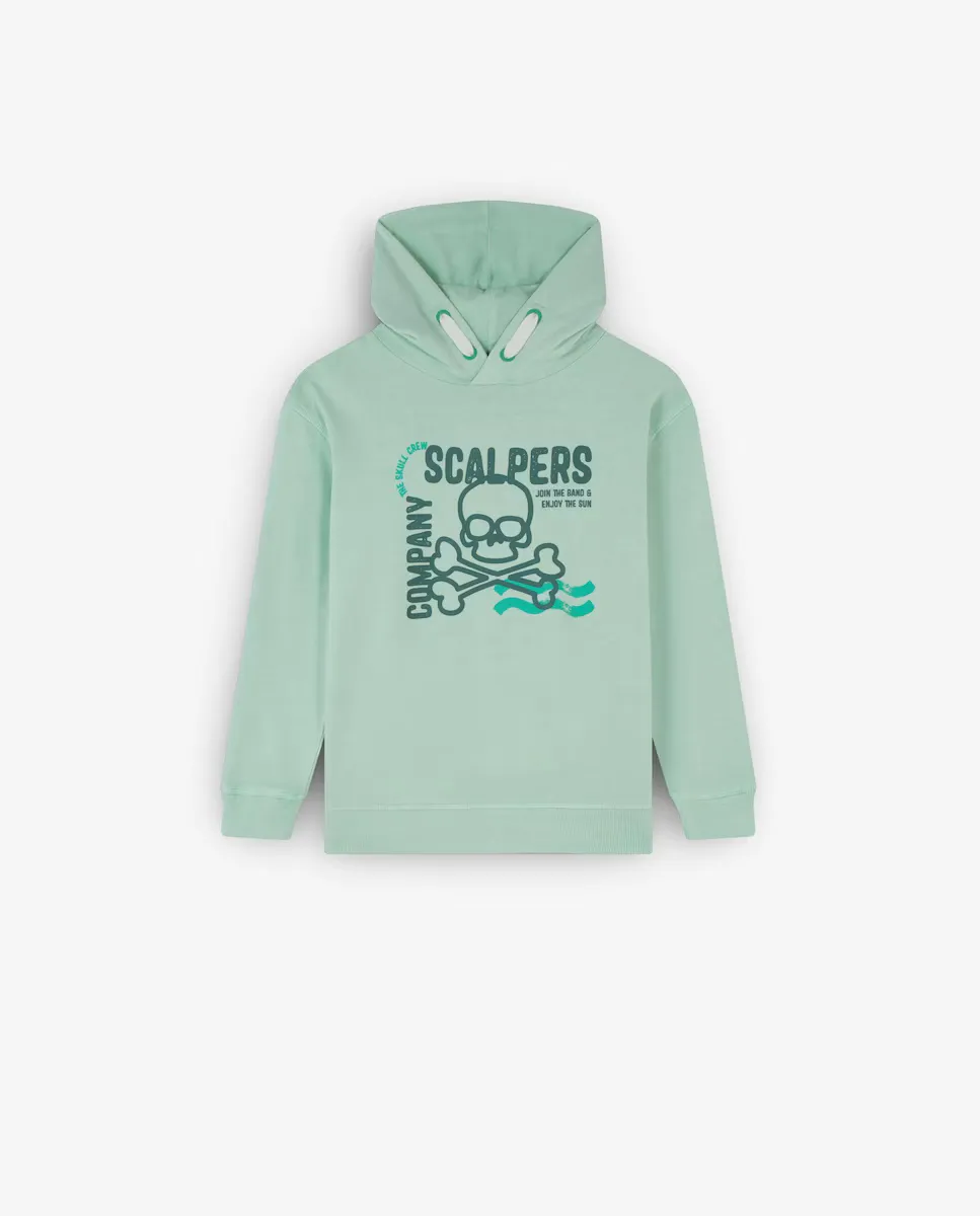 

Хлопковая толстовка для мальчика Scalpers, синий