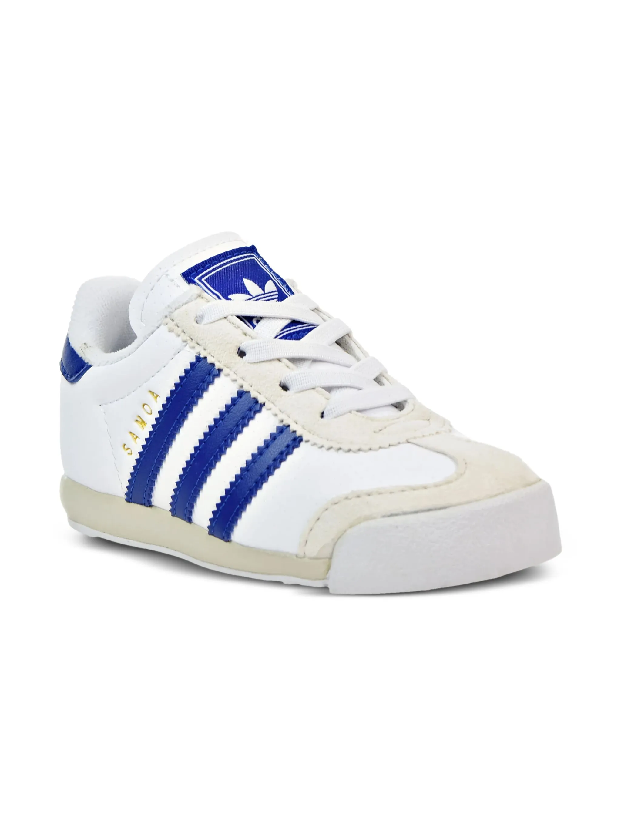 Кроссовки Originals Samoa White/Royal Adidas Kids, белый — фото 2