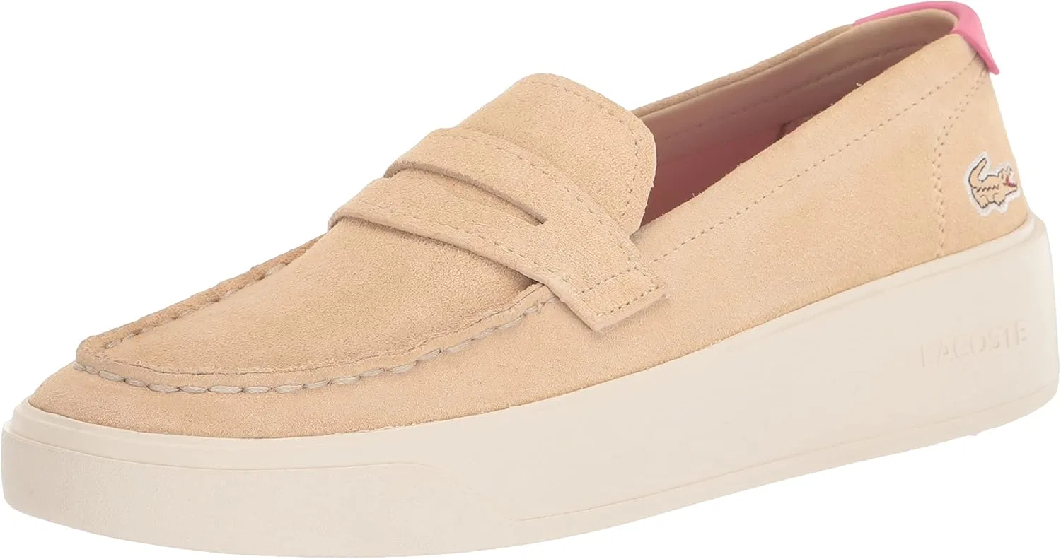Мужские лоферы Lacoste, Tan/Off White