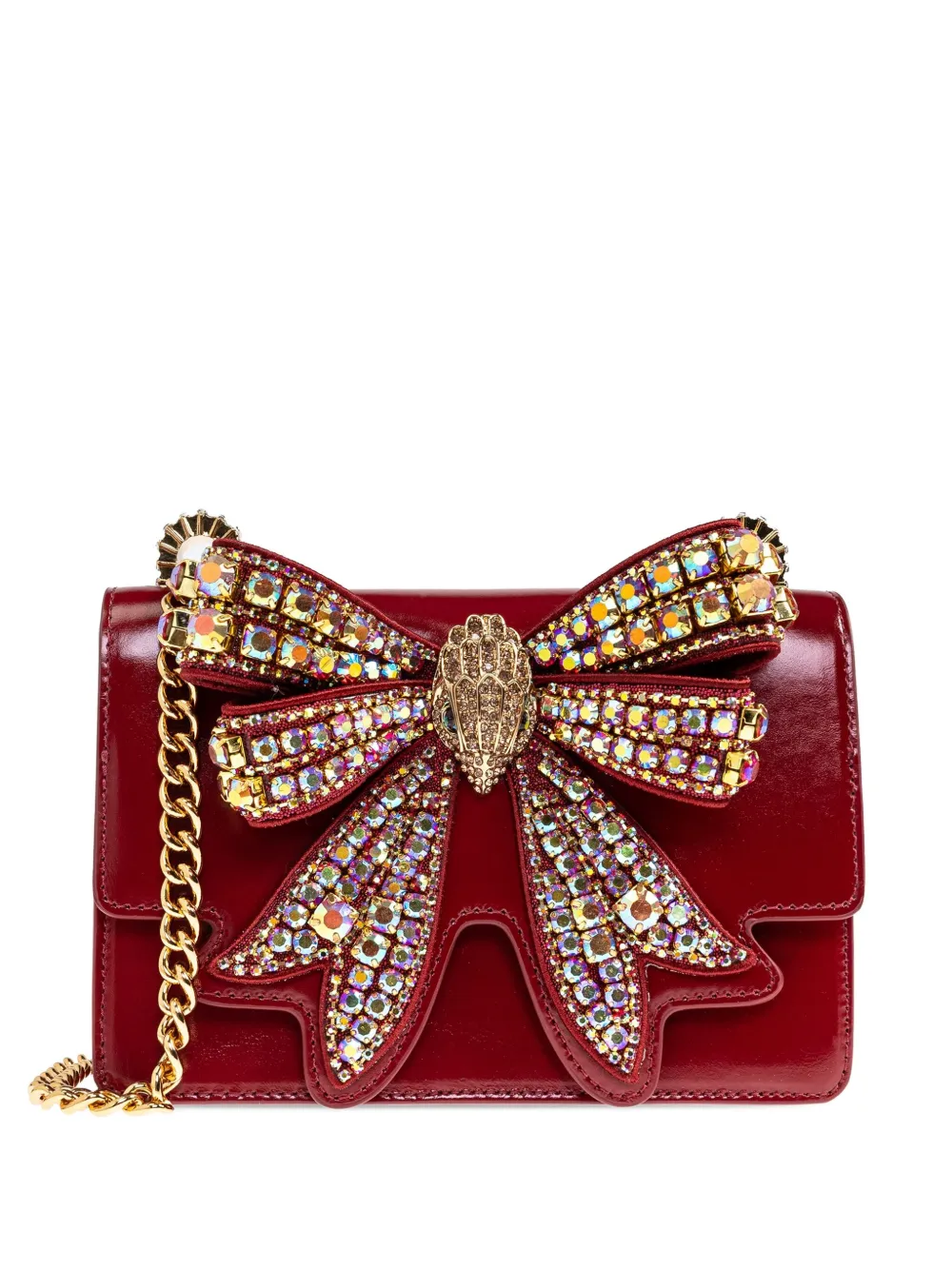 

Маленькая сумка-сэтчел Shoreditch Bow Kurt Geiger London, красный