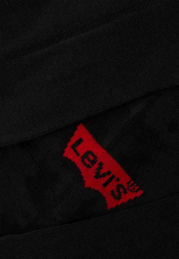 Низкие носки с логотипом "летучая мышь" (3 шт.) Levi'S, Black — фото 3