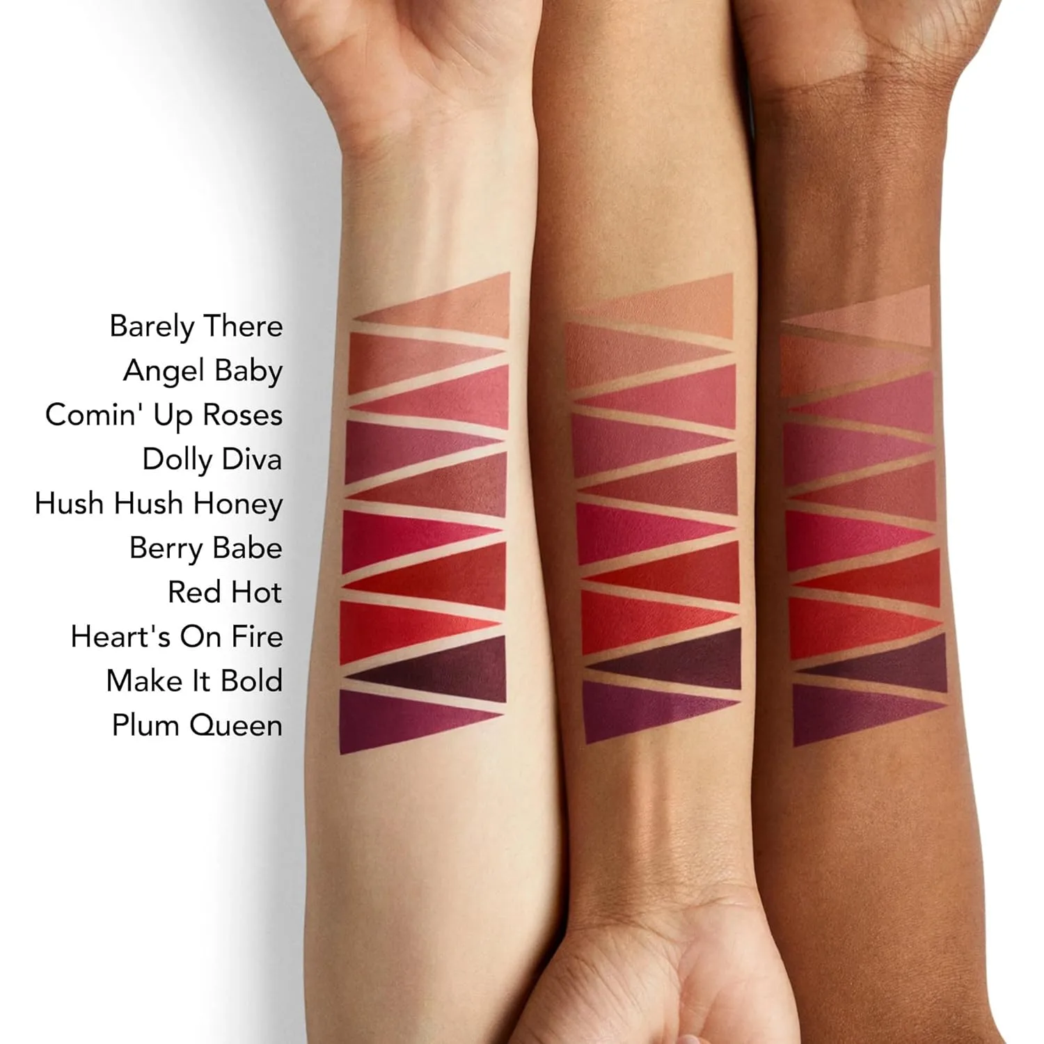 BUXOM Full-On Plumping Liquid Matte Помада, 8-часовое стойкое покрытие, с витамином E, гиалуроновой кислотой и пептидным комплексом, устойчивая к переносу, cruelty-free, 09 Plum Queen (Plum) — фото 3