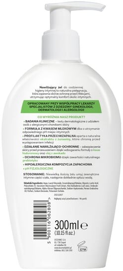АА, Intymna Natural 95%, увлажняющий гель для интимной гигиены, 300 мл, AA — фото 2