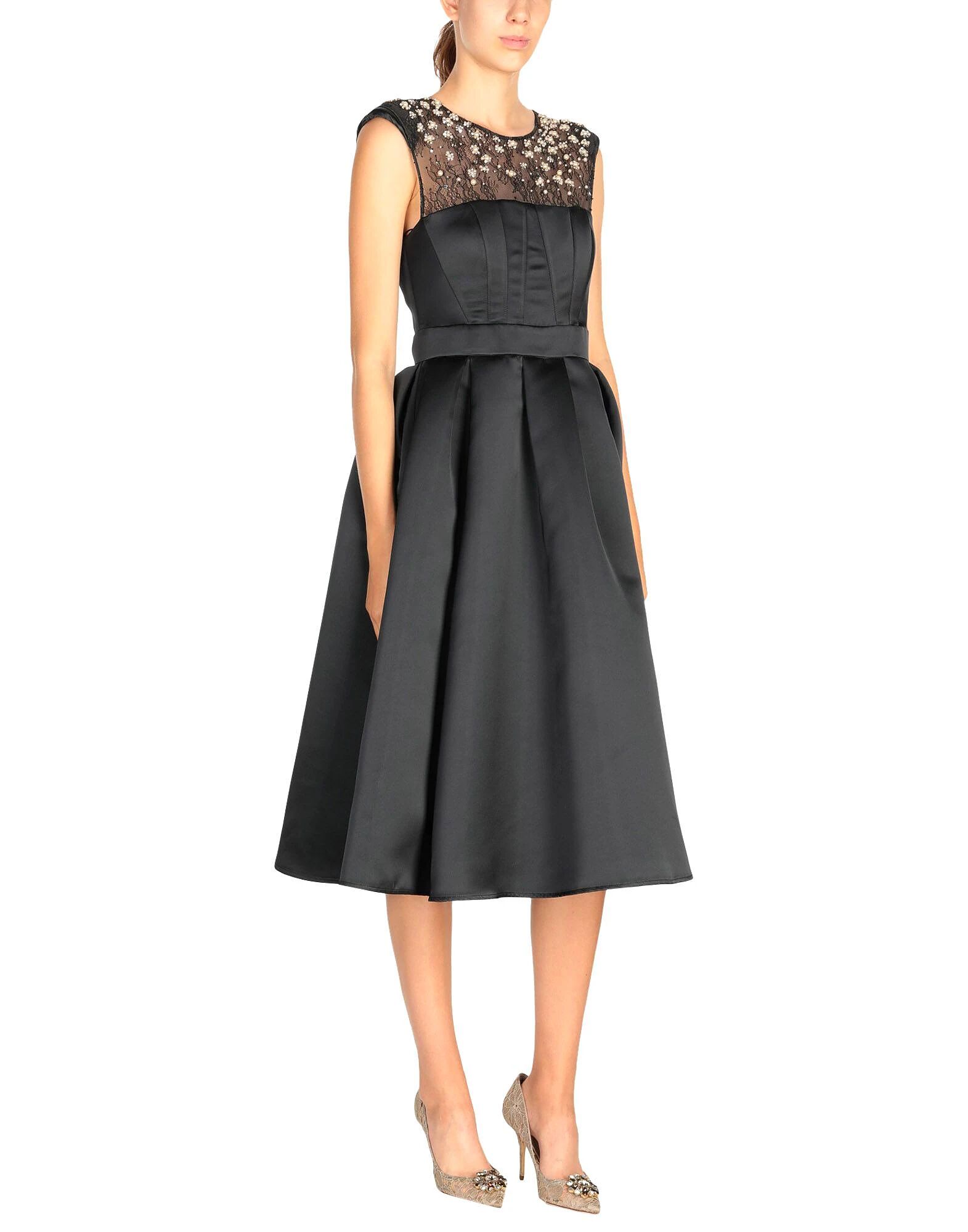 

Платье миди Elisabetta Franchi, черный