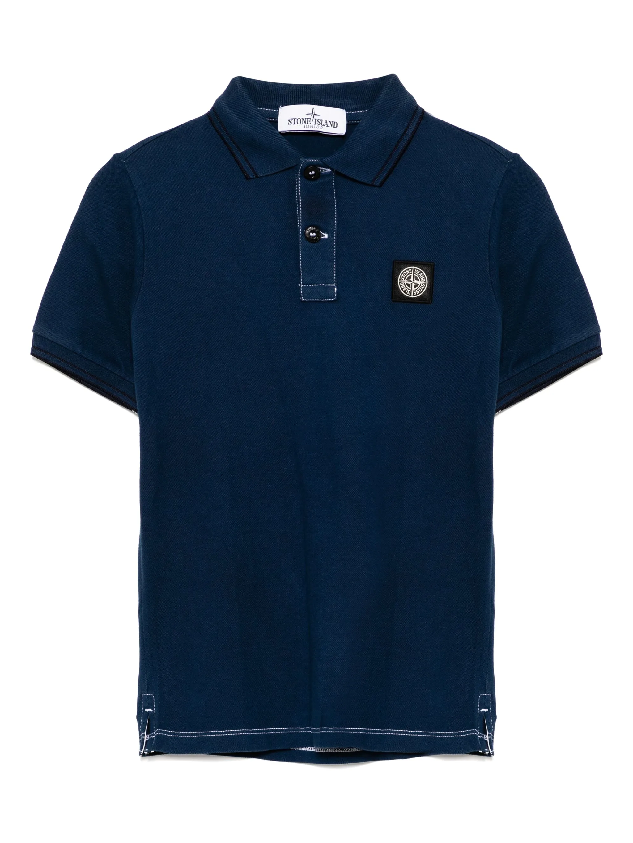 

Рубашка поло с логотипом Stone Island Junior, синий